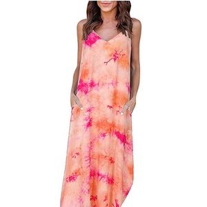 Tie dye maxi